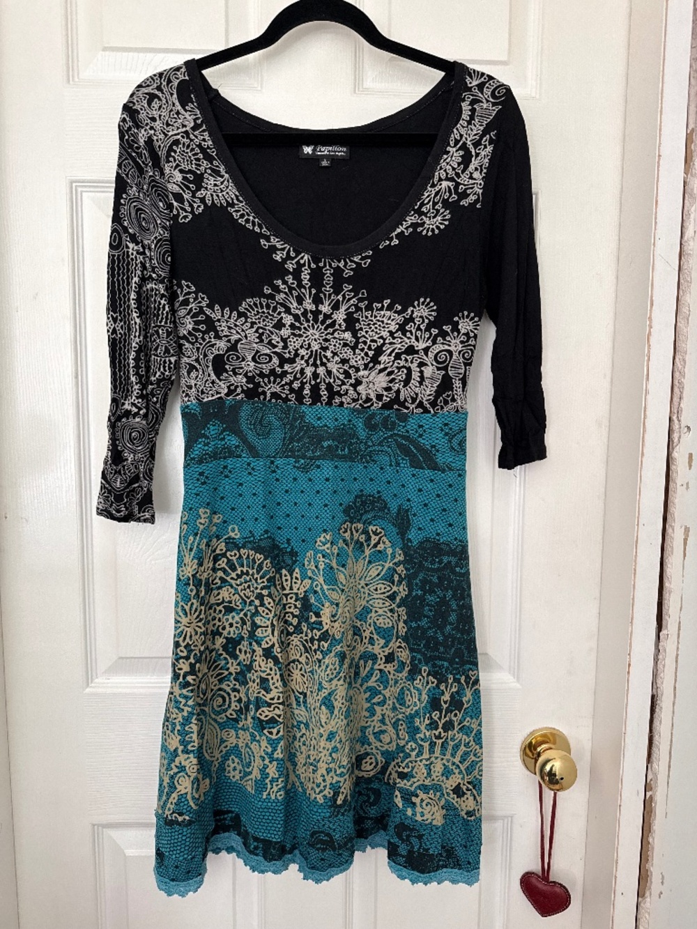 Papillon Print Dress